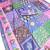 Multicolor digital print mall cotton saree with unstitched blouse