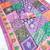 Multicolor digital print mall cotton saree with unstitched blouse