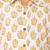 White with yellow florals block print cotton boys shirt