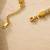 18k Gold Plated AD Double Lock Adjustable Tennis Bracelet