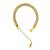 18k Gold Plated AD Double Lock Adjustable Tennis Bracelet