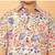 Multicolor florals block print cotton boys shirt
