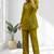 Women's cotton, linen green embroidered short kurta with pant