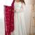 White solid georgette free size stitched anarkali dress for women | elegant party & casual wear