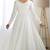 White solid georgette free size stitched anarkali dress for women | elegant party & casual wear