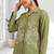 Women's silk green embroidered short kurta with pant