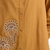 Women's cotton, linen coral embroidered short kurta with pant