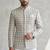 Grayish white embroidery jodhpuri for men | premium designer bandhgala ethnic wear