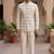 Cream embroidery maroon pista touchup jodhpuri for men | premium designer bandhgala ethnic wear