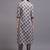 Women pink printed cotton kurta
