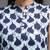 Women blue printed rayon kurta