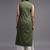 Women green printed rayon kurta