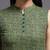 Women green printed rayon kurta