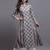 Women pink printed cotton kurta