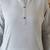 Women grey plain katha kurta