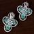 Luxury bloom diamond earrings
