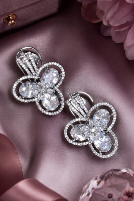 Lumina Blossom Diamond Earrings 4