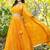 Yellow Zari Georgette  Lehenga Blouse Duppatta Set