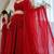 Red Georgette Chikankari Lehenga Blouse Duppatta Set