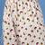 White printed cotton peter pan collar co-ord night suit for women