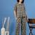 Multicolor printed cotton peter pan collar co-ord night suit for women