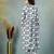 Grey floral printed cotton stitched a-line kurta set with pyjama for women