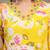 Yellow floral printed rayon stitched straight kurta set with patiala salwar for women