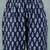 Blue printed cotton peter pan collar co-ord night suit for women