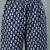 Blue printed cotton peter pan collar co-ord night suit for women