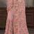 Lavender sequin zari embroidered work net saree with unstitch blouse piece