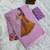 Lavender colour weightless digital print saree with unstitched blouse