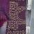 wine chiffon embroidered saree