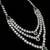 Green color necklace set with earrings & maang tikka | agate stone | rhodium plated