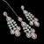 Baby pink color necklace set with earrings & maang tikka | agate stone | rhodium plated
