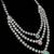 Pink & pista color necklace set with earrings & maang tikka | agate stone | rhodium plated