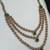 Green color necklace set with earrings and maang tikka – agate stone, antique gold plating