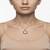 925 Sterling Silver Rose Gold Plated Star of David Pendant Necklace with Black & White Cubic Zirconia