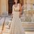 Ivory Floral Embroidered Net Lehenga Set