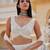 Ivory Floral Embroidered Net Lehenga Set