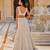 Ivory Floral Embroidered Net Lehenga Set