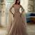 Metallic Champagne Gold Embroidered Tissue Lehenga Set