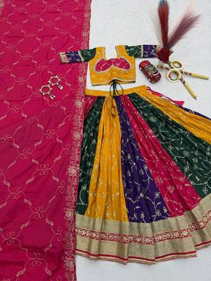 Festive Wear Multi-Panel Ghagra Choli for Navratri & Weddings 3