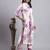 Women blue printed rayon kurta pant set
