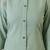 Women green plain katha kurta set