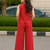 Beautiful rust cord set with embroidredpant