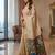 Cream ready to wear kalamkari silk saree