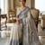 Royal blue ready to wear kalamkari linen saree