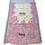 Blush pink pre draped kalamkari linen saree