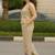 Beautiful beize cord set with embroidredpant
