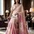 Sage green easy drape floral linen saree